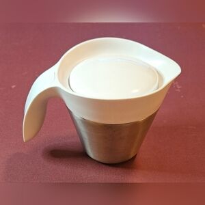 Joie Gravy Boat Dispenser - Stainless Steel White - Insulated